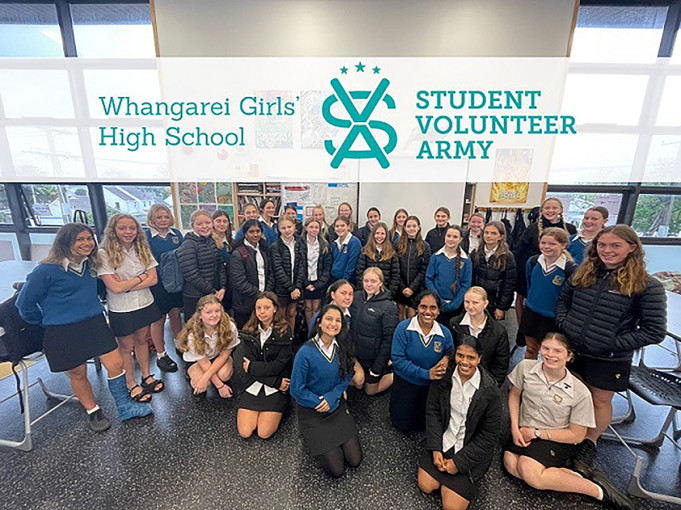 Whangarei Girls High School Student Volunteer Army