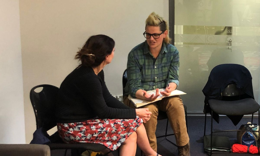 program participants at a hui